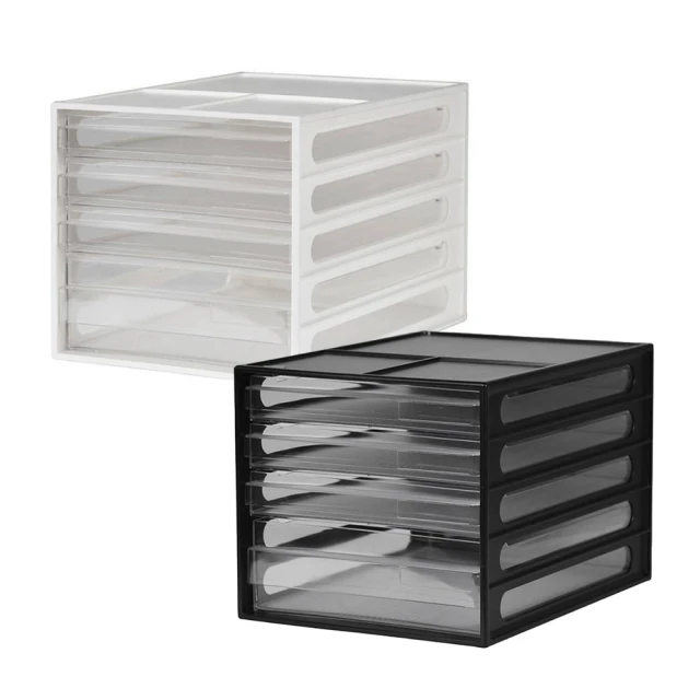 桌上型文件資料櫃/A4-4抽 - 白