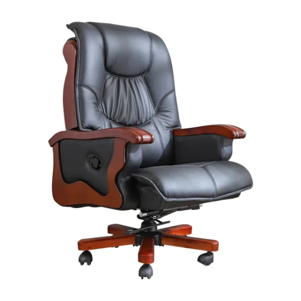 傑森頂級牛皮辦公椅/主管辦公椅/董事長椅