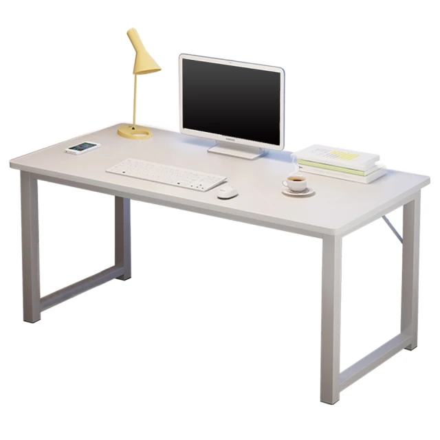 簡約加厚款鋼木書桌-120CM(辦公桌 電腦桌)