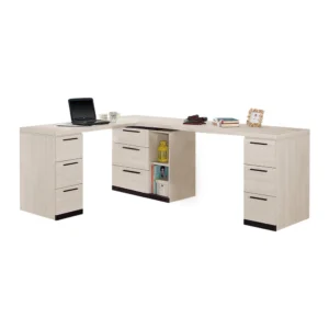 Boden-曼珊6.9尺多功能L型伸縮書桌