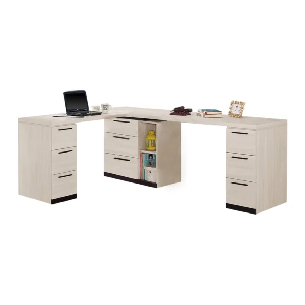 Boden-曼珊6.9尺多功能L型伸縮書桌